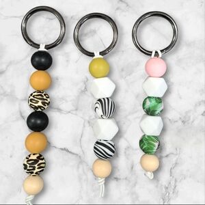 Handmade Keychains-Safari Theme: Set Of 3